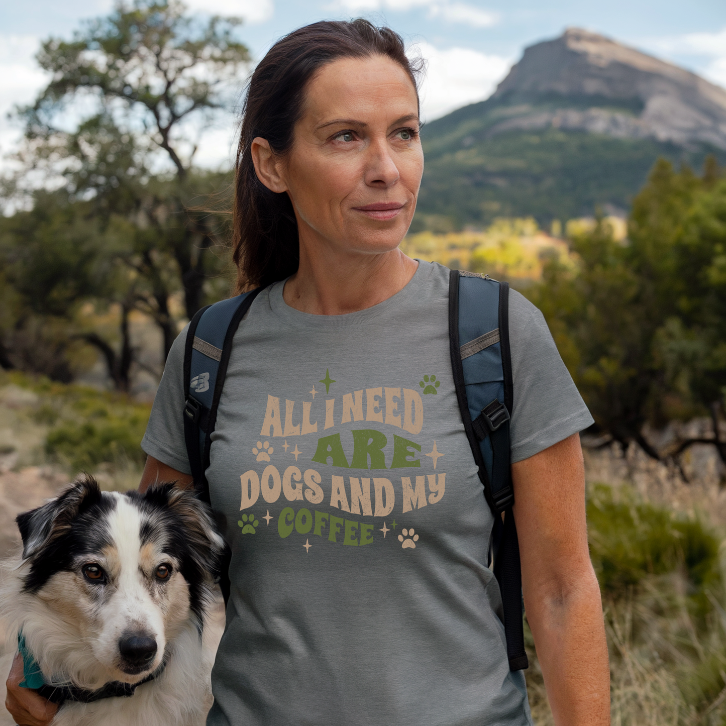 Dogs and Coffee T-shirt | Bella Canvas