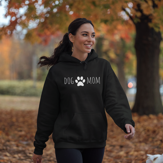 Dog Mom Hoodie | Gildan 18500