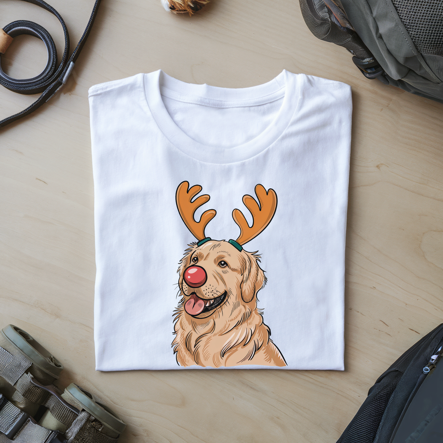 Christmas Dog Tshirt | Bella Canvas